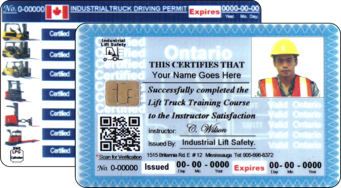 10 Forklift Certification Cards Template Template Monster